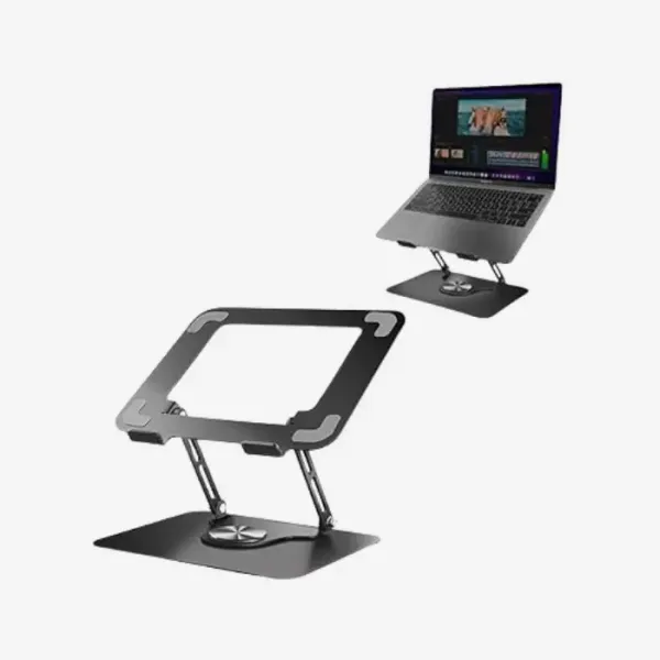 Adjustable Laptop Stand with 360 Rotating-tablet stand