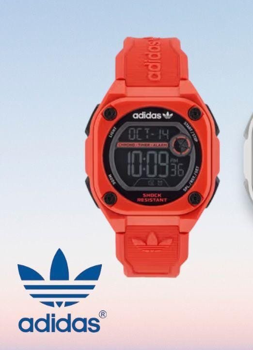adidas Translucent Resin Strap Watch