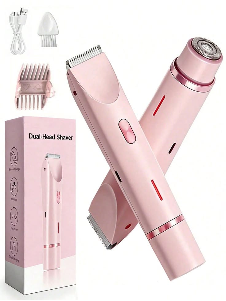 Mini Rechargeable Body & Facial Trimmer – 2-in-1