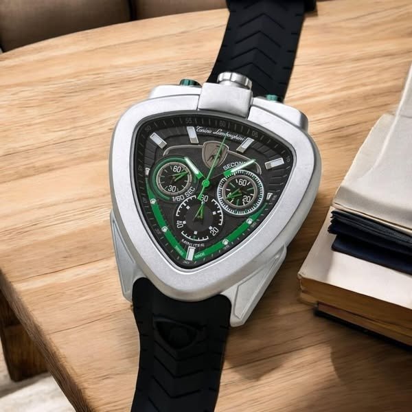 Black Strap with Green Pin