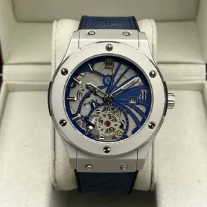 Dark Blue With White Dial