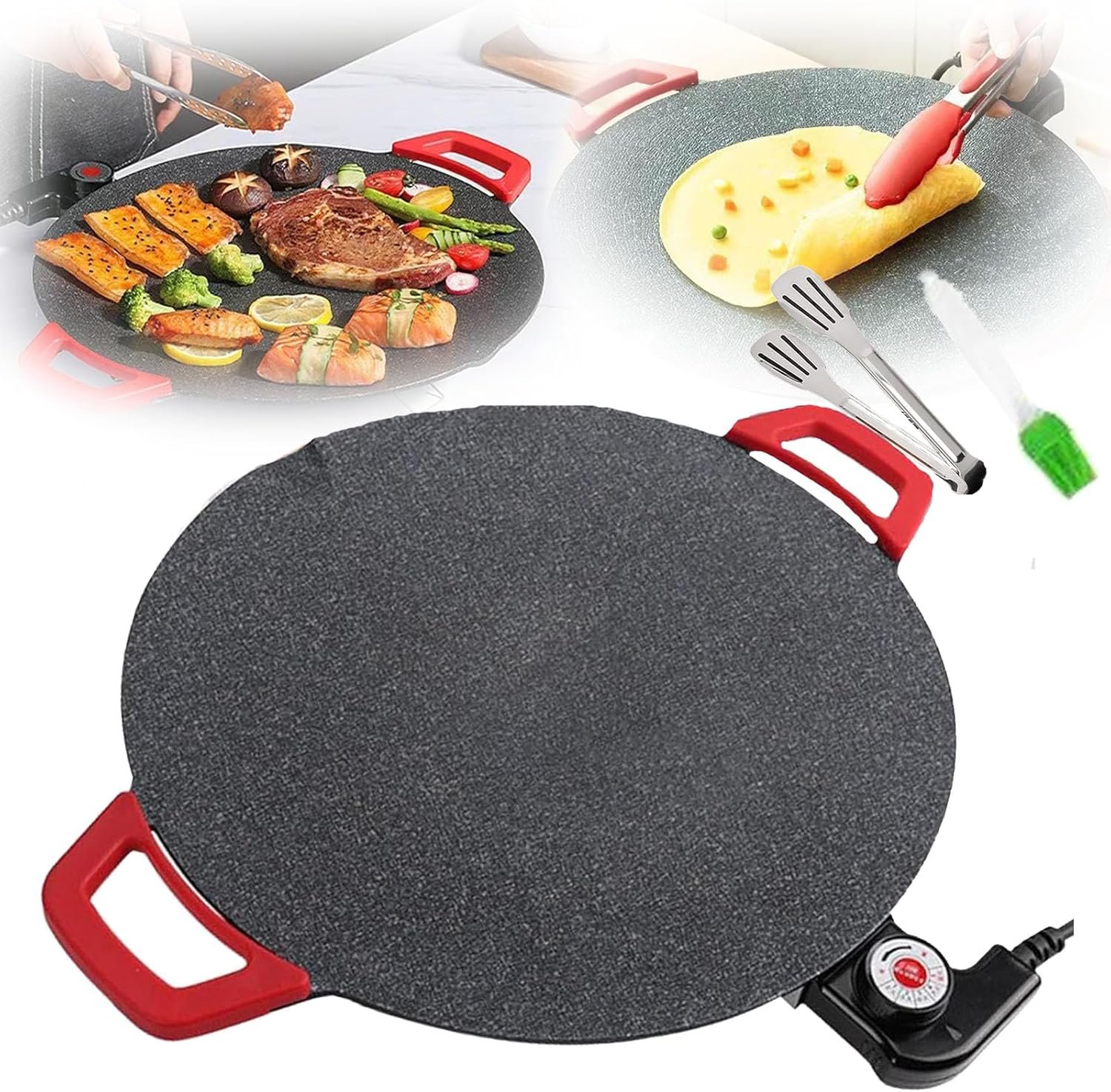 Non-Stick Electric Indoor Grill Pan